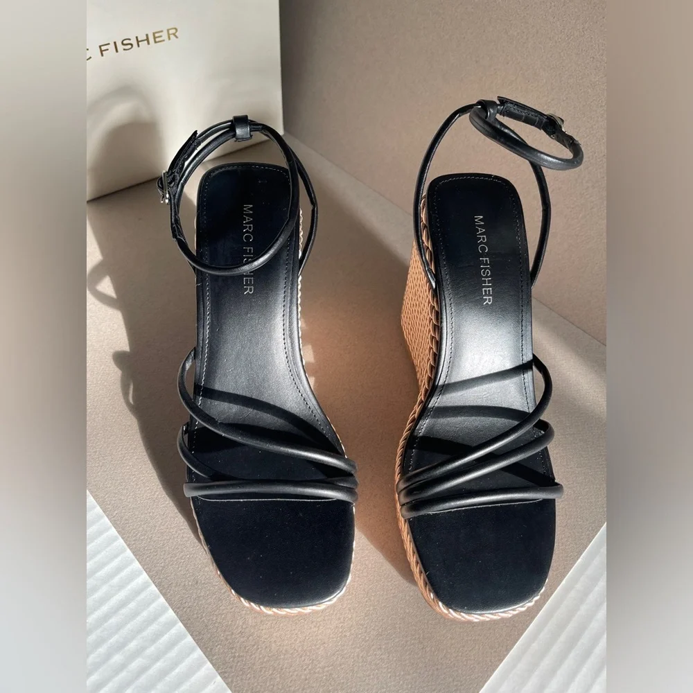 🌷 Marc Fisher Wedge Sandals - NWT 🌷